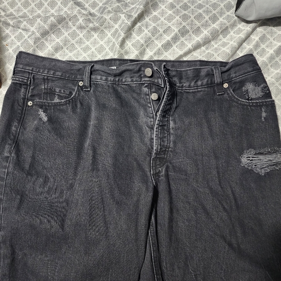 Old navey multi button jeans - Picture 2 of 5